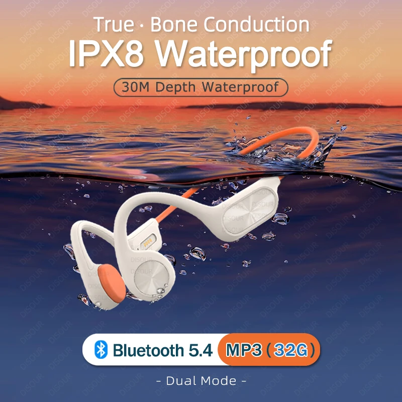 New IPX8 Waterproof Bone Conduction Headphones Bluetooth 5.4 Wireless Swimming Hifi Headset 32GB MP3 Sport Handsfree With Mic
New IPX8 Waterproof Bone Conduction Headphones Bluetooth 5.4 Wireless Swimming Hifi Headset 32GB MP3 Sport Handsfree With Mic