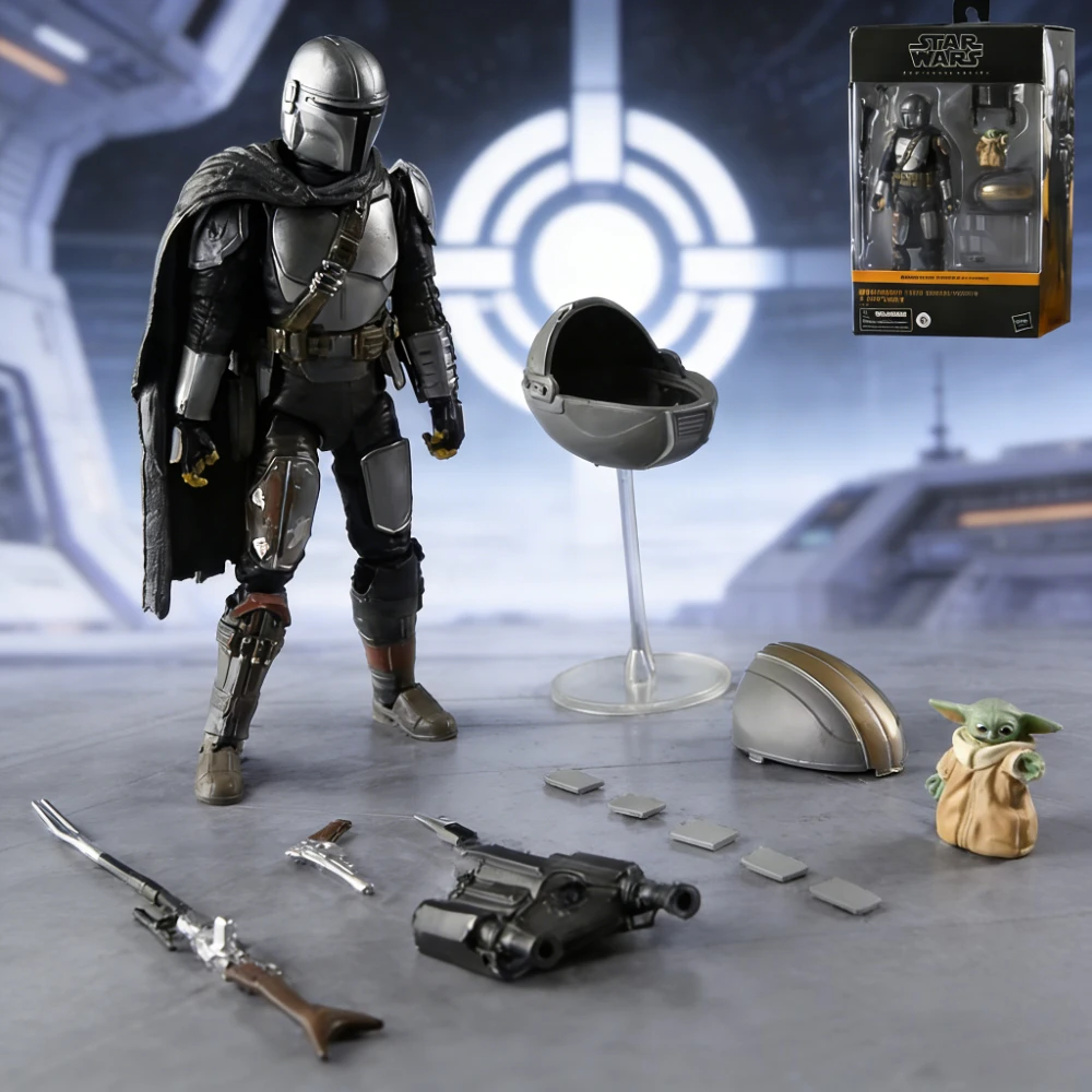 15cm Star Wars Black Series Din Djarin The Mandalorian And The Child Baby Action Figures Model Ornaments Toy Birthday Gift
15cm Star Wars Black Series Din Djarin The Mandalorian And The Child Baby Action Figures Model Ornaments Toy Birthday Gift