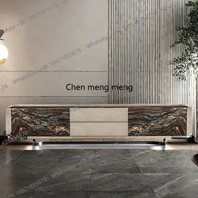 Italian light luxury solid wood TV cabinet modern home high-end designer style floor customization
Italian light luxury solid wood TV cabinet modern home high-end designer style floor customization