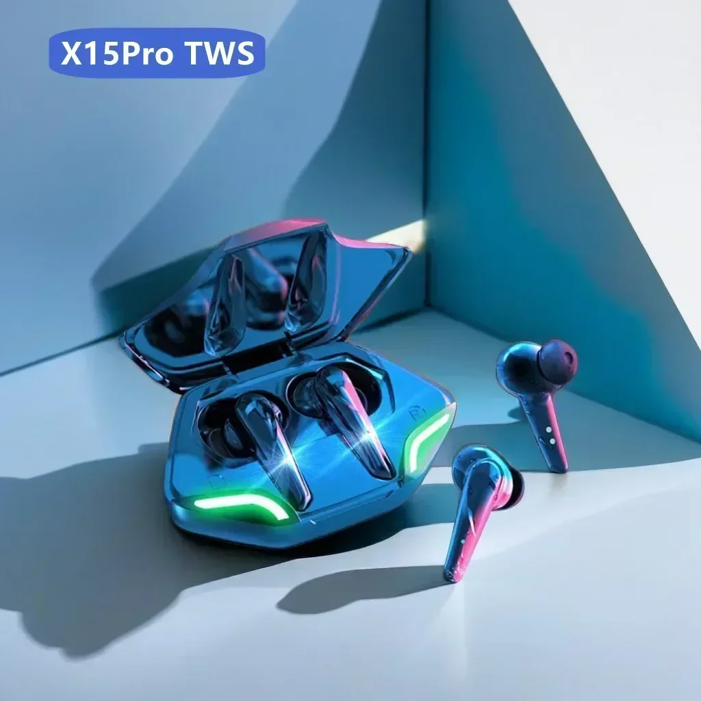 TWS Bluetooth Earphones Stereo Headset Sport Earbuds With Microphones Charging Box For SmartPhones X15pro Wireless Headphones
TWS Bluetooth Earphones Stereo Headset Sport Earbuds With Microphones Charging Box For SmartPhones X15pro Wireless Headphones