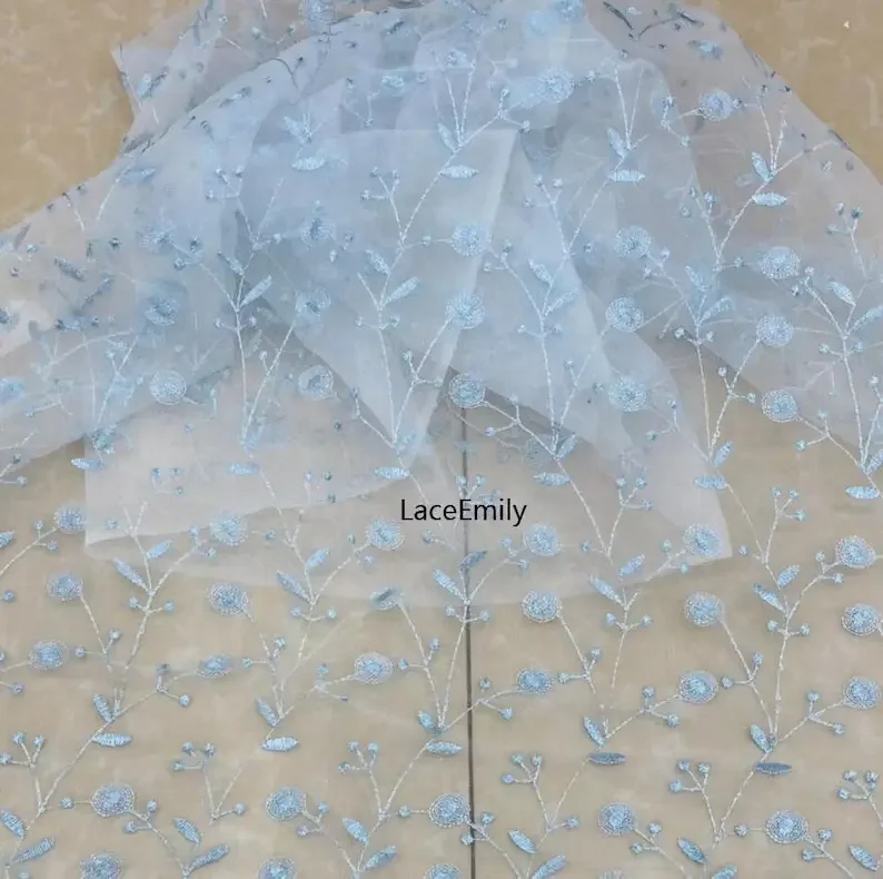 5 Colors Exquisite flower embroidery lace fabric floral soft tulle fabric for wedding dress girl dress baby 51" width
5 Colors Exquisite flower embroidery lace fabric floral soft tulle fabric for wedding dress girl dress baby 51" width