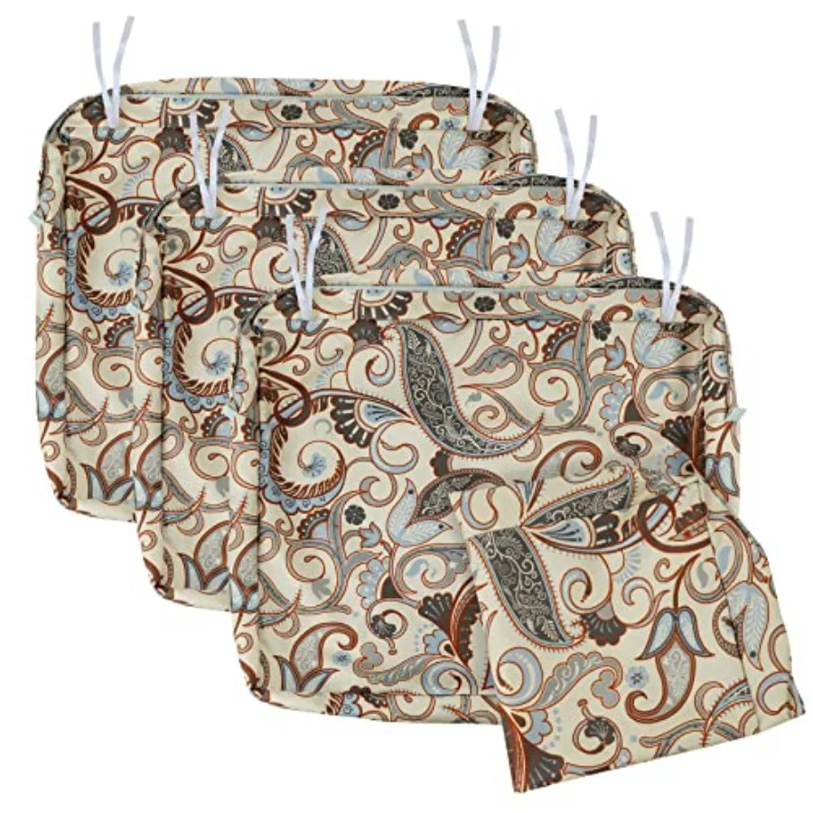 Outdoor Patio Chair Seat Cushion Covers Replacement, Water Resistant UV Protection Cushion Slip Covers with Zipper and Tie, 24
Outdoor Patio Chair Seat Cushion Covers Replacement, Water Resistant UV Protection Cushion Slip Covers with Zipper and Tie, 24
