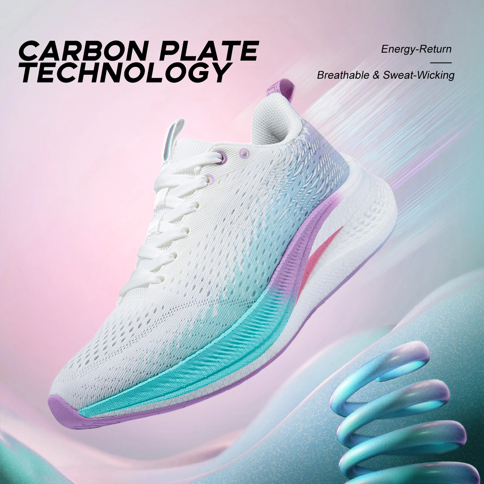 Baasploa New Running Shoes Women Lightweight Breathable Non-slip Sneakers Female Outdoor Carbon Plate Professional Sports Shoes
Baasploa New Running Shoes Women Lightweight Breathable Non-slip Sneakers Female Outdoor Carbon Plate Professional Sports Shoes