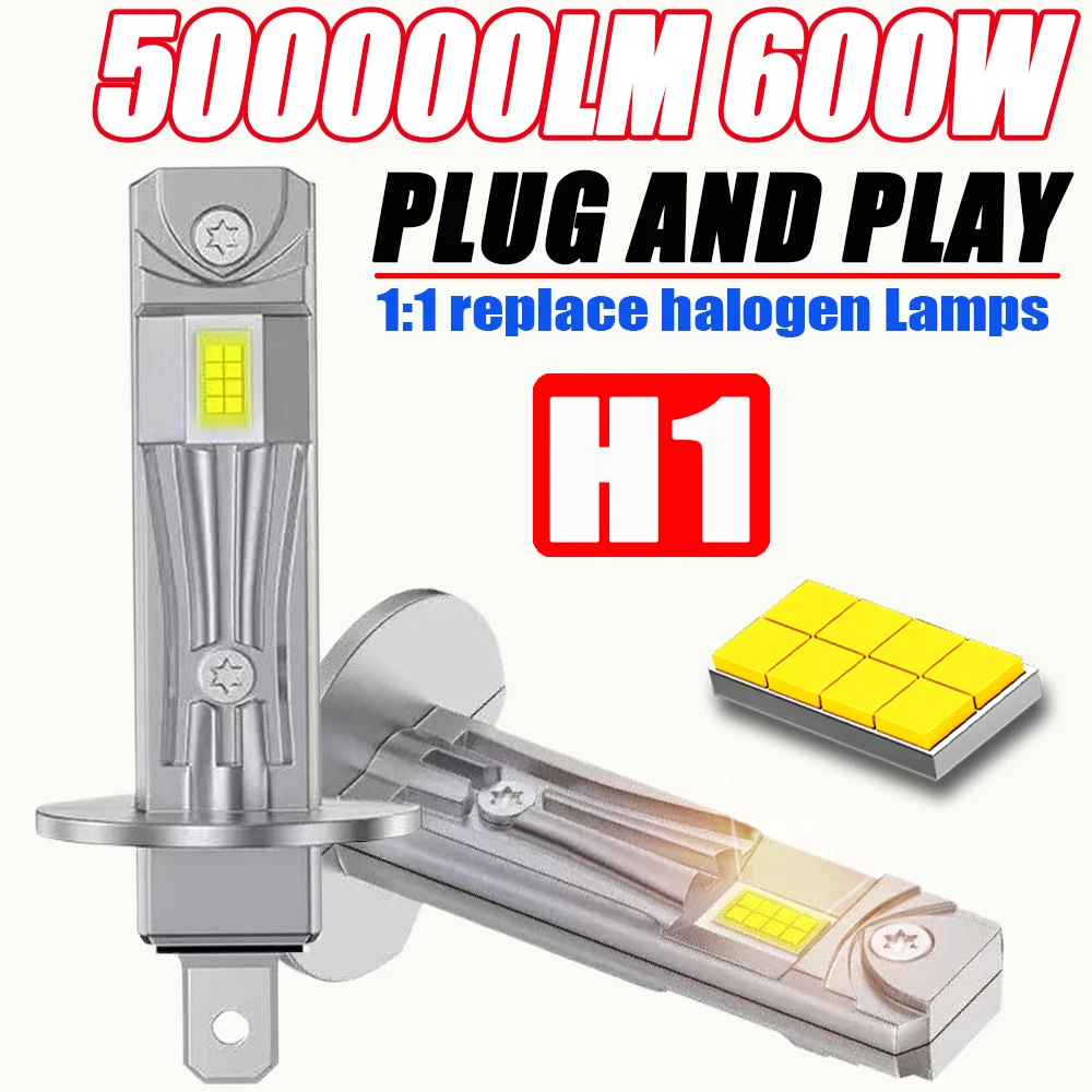 Светодиодные лампы H1 для фар автомобиля, CANBUS, 1:1, миниатюрные, беспроводные, сверхъяркие, замена галогенных ламп, Plug&Play, противотуманные фары, 6000K
Светодиодные лампы H1 для фар автомобиля, CANBUS, 1:1, миниатюрные, беспроводные, сверхъяркие, замена галогенных ламп, Plug&Play, противотуманные фары, 6000K