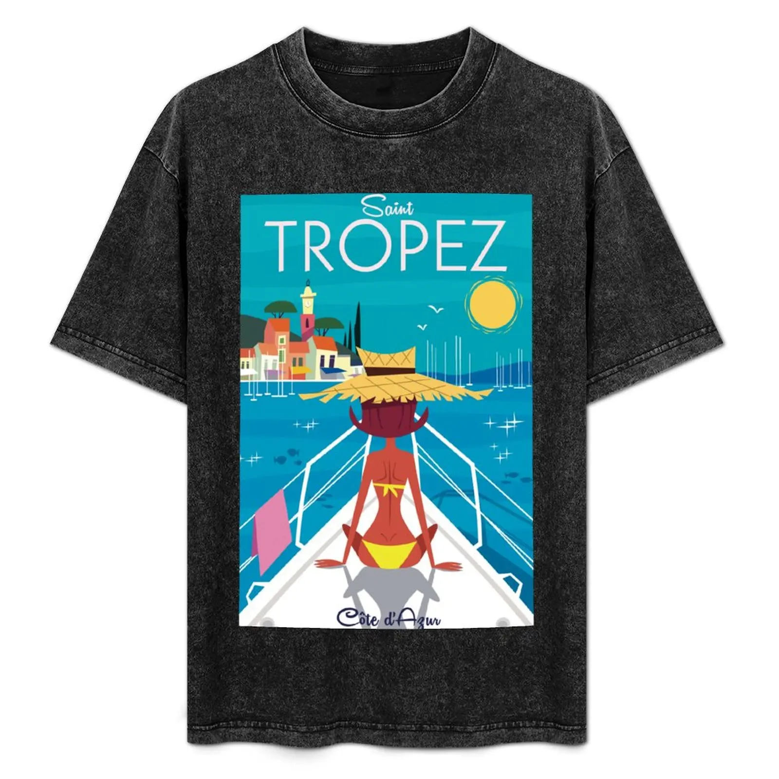 St Tropez poster T-Shirt Simple Print Design T-Shirt
St Tropez poster T-Shirt Simple Print Design T-Shirt