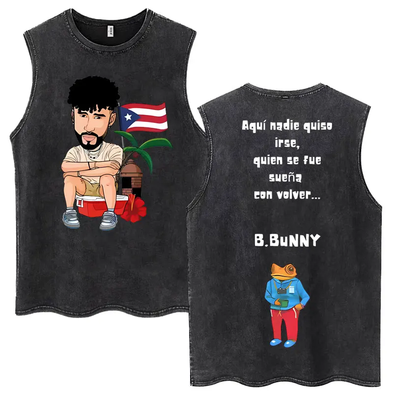 Майка-безрукавка Bad Bunny Debi Tirar Mas Fotos DTMF, унисекс, в стиле хип-хоп, оверсайз, 100% хлопок
Майка-безрукавка Bad Bunny Debi Tirar Mas Fotos DTMF, унисекс, в стиле хип-хоп, оверсайз, 100% хлопок
