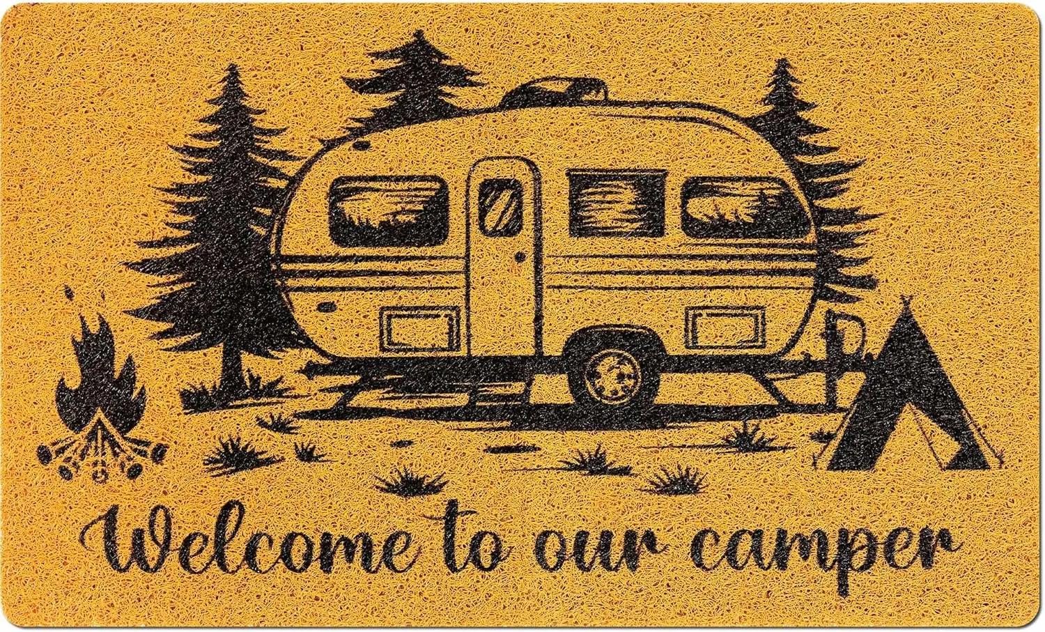 RV Camper Entrance Door Mat 18x30 inch, Non-Slip Camping Floor Rug for Campsite Entryway
RV Camper Entrance Door Mat 18x30 inch, Non-Slip Camping Floor Rug for Campsite Entryway