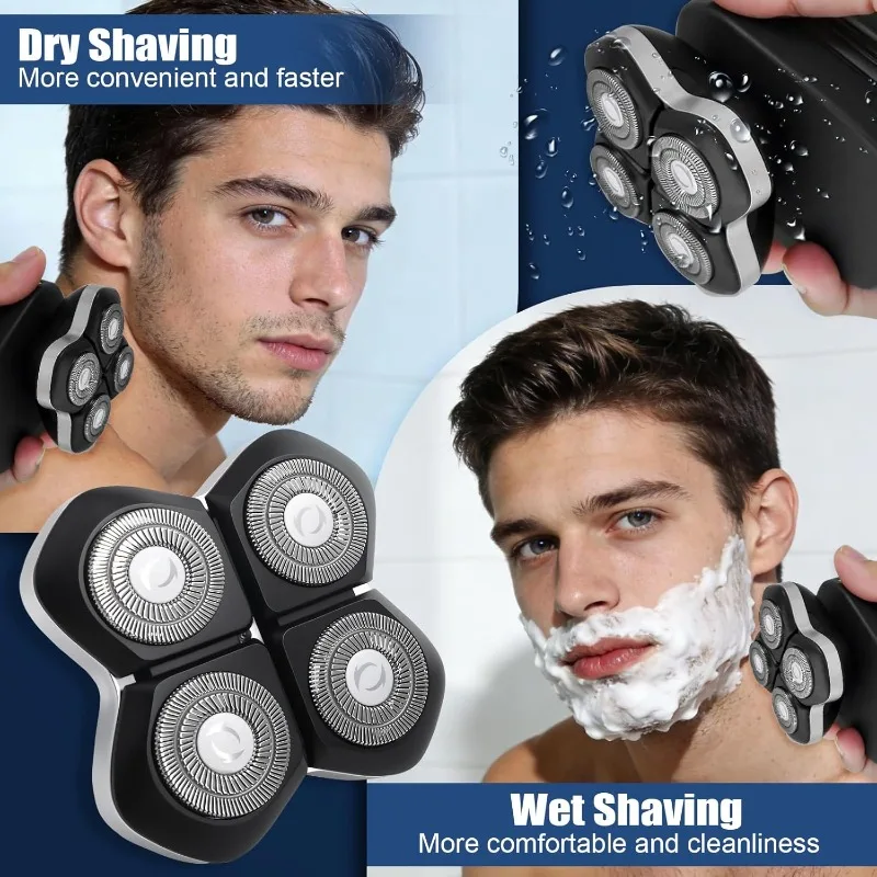 Replaceable Electric Shaver Head and Hair Clipper Head Spare Floating Cutter Razor Beard Head 4 Dual Track Heads Floating
Replaceable Electric Shaver Head and Hair Clipper Head Spare Floating Cutter Razor Beard Head 4 Dual Track Heads Floating