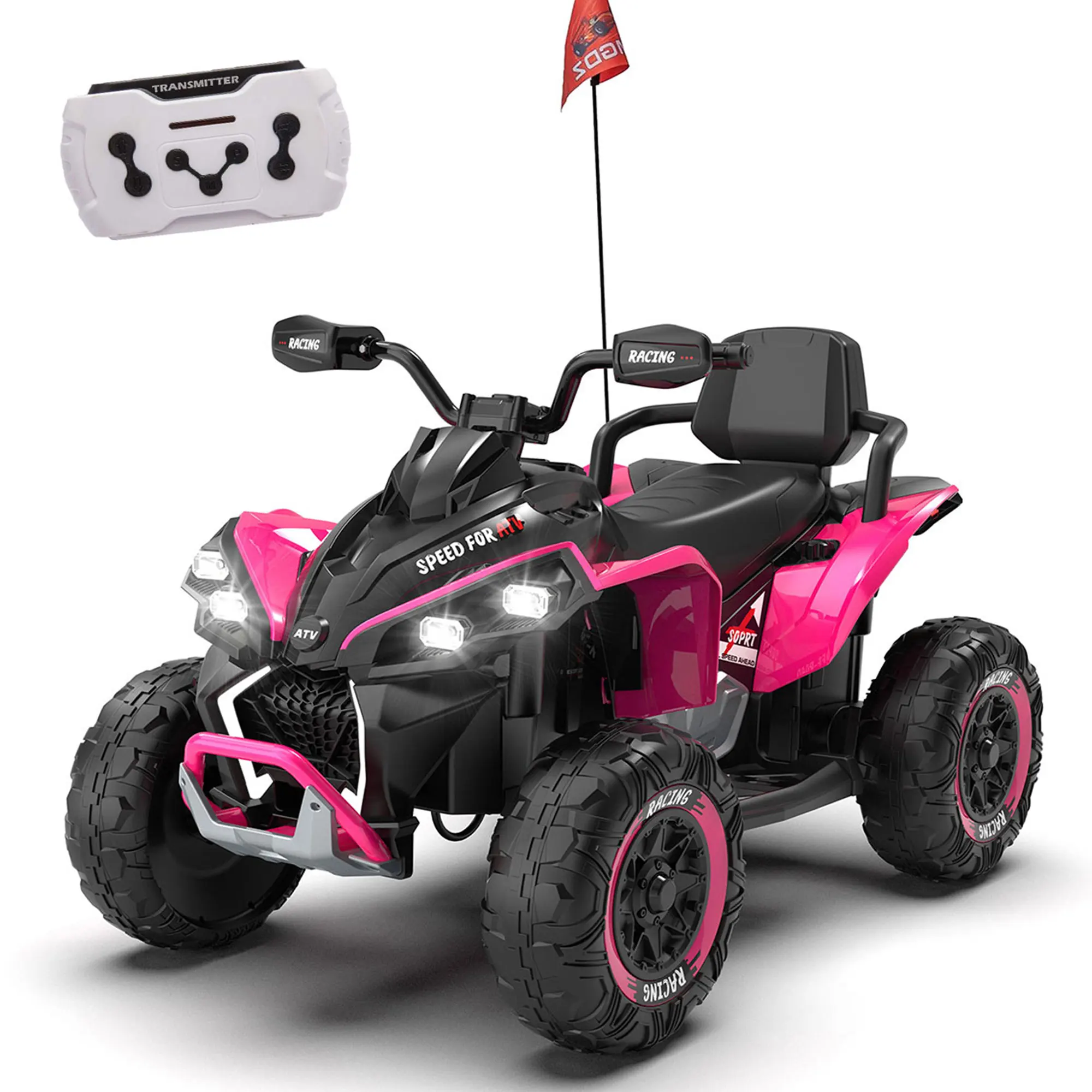 Kids Electric Ride On Toy 24V 80W Car with Bluetooth Remote Control Music LED Lights Outdoor Play Safety Belt Gift for Kids
Kids Electric Ride On Toy 24V 80W Car with Bluetooth Remote Control Music LED Lights Outdoor Play Safety Belt Gift for Kids