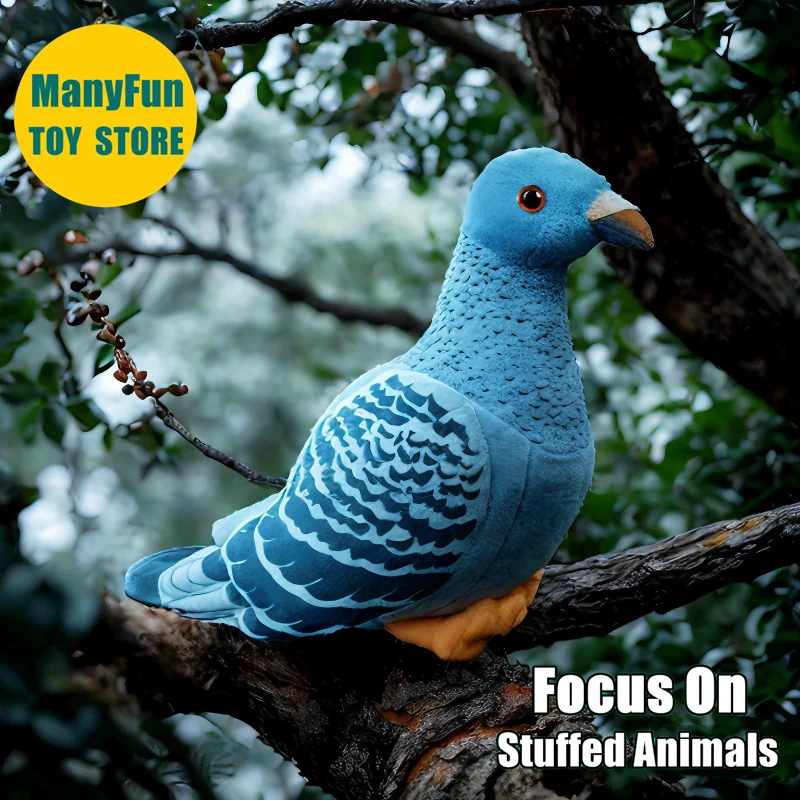 Wild Pigeon Plush Toy Dove Plushie Lifelike Pigeon Stuffed Animal Peace Bird Simulation Doll Gift
Wild Pigeon Plush Toy Dove Plushie Lifelike Pigeon Stuffed Animal Peace Bird Simulation Doll Gift