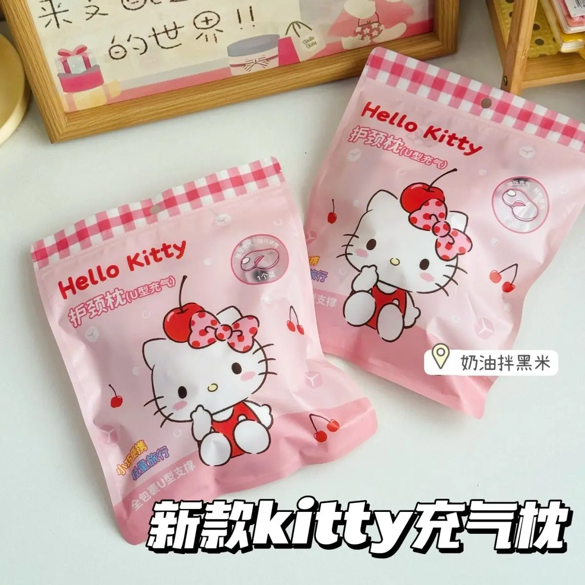 Sanrio Genuine HelloKitty Cherry Juice Pressed Neck Inflatable Pillow Portable Travel Cute Cartoon Kawaii U-shaped Pillow
Sanrio Genuine HelloKitty Cherry Juice Pressed Neck Inflatable Pillow Portable Travel Cute Cartoon Kawaii U-shaped Pillow