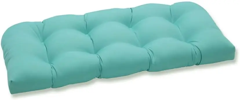 Pompe Solid Indoor/Outdoor Wicker Patio Sofa/Swing Cushion Tufted, Weather And Fade Resistant, 19"" X 44"", Blue
Pompe Solid Indoor/Outdoor Wicker Patio Sofa/Swing Cushion Tufted, Weather And Fade Resistant, 19"" X 44"", Blue