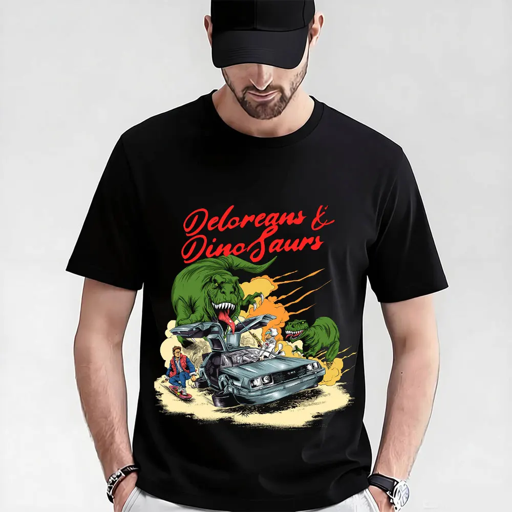 BACK TO THE FUTURE - DELOREANS & DINOSAURS 80s Sic Fi Gift t shirt 80s movies Time Machine Futuristic Graphic Clothes Large
BACK TO THE FUTURE - DELOREANS & DINOSAURS 80s Sic Fi Gift t shirt 80s movies Time Machine Futuristic Graphic Clothes Large
