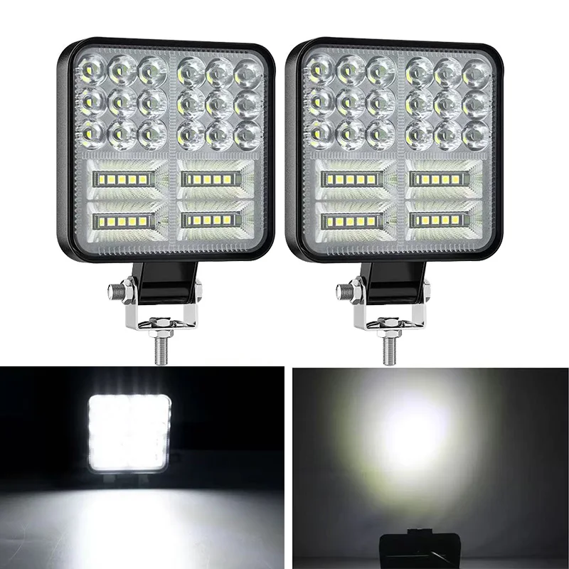 Square LED Work Light 3inch 114W 12V Spot Flood Light Bar for Truck SUV Boat Off Road 4x4 Headlight Car Accessories
Square LED Work Light 3inch 114W 12V Spot Flood Light Bar for Truck SUV Boat Off Road 4x4 Headlight Car Accessories