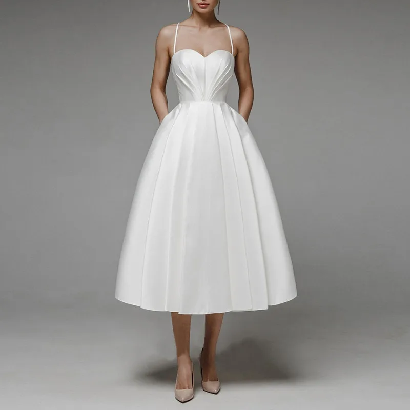 Elegant Strap Satin Formal Evening Dress 2024 New Sweetheart Birthday Party Dresses Women Luxury Design Prom Gowns Vestidso
Elegant Strap Satin Formal Evening Dress 2024 New Sweetheart Birthday Party Dresses Women Luxury Design Prom Gowns Vestidso