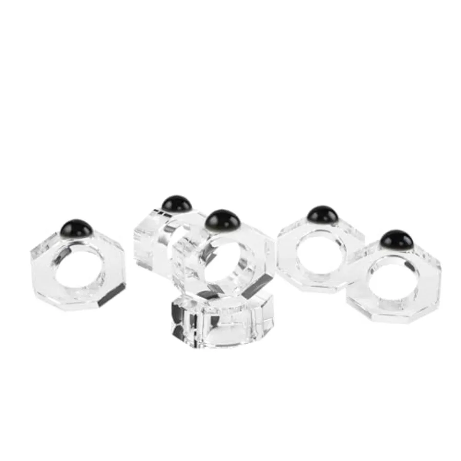 Crystal Napkin Rings Holder Silver Diamond Napkin Rings Pack of 6 PiecesHotel Restaurant Wedding Party Holiday Banquet Dining T
Crystal Napkin Rings Holder Silver Diamond Napkin Rings Pack of 6 PiecesHotel Restaurant Wedding Party Holiday Banquet Dining T