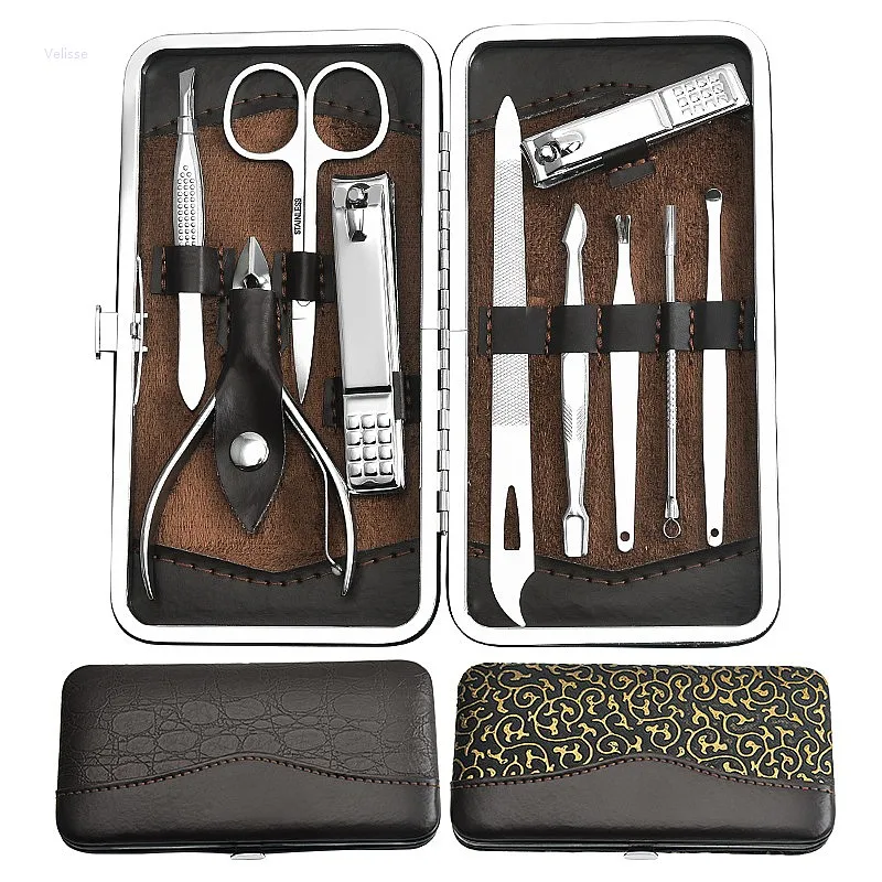 10 Piece Stainless Steel Complete Manicure Pedicure Tool Set Nail Clipper Nail Cutter Cuticle Scissors Grooming Beauty Gift Box
10 Piece Stainless Steel Complete Manicure Pedicure Tool Set Nail Clipper Nail Cutter Cuticle Scissors Grooming Beauty Gift Box