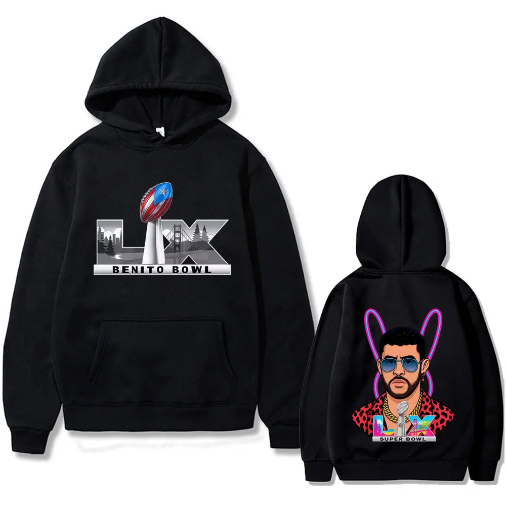 Rapper Bad Bunny Debi Tirar Mas Fotos DTMF World Tour 2026 Hoodie Men Women Hip Hop Fashion Long Sleeve Fleece Cotton Sweatshirt
Rapper Bad Bunny Debi Tirar Mas Fotos DTMF World Tour 2026 Hoodie Men Women Hip Hop Fashion Long Sleeve Fleece Cotton Sweatshirt