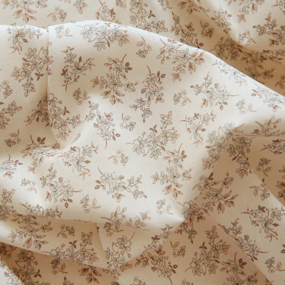 140x50cm Cotton Summer Vintage Floral Fabric Print DIY Handmade Hair Accessories Kids Dress Material Sewing Cloth
140x50cm Cotton Summer Vintage Floral Fabric Print DIY Handmade Hair Accessories Kids Dress Material Sewing Cloth