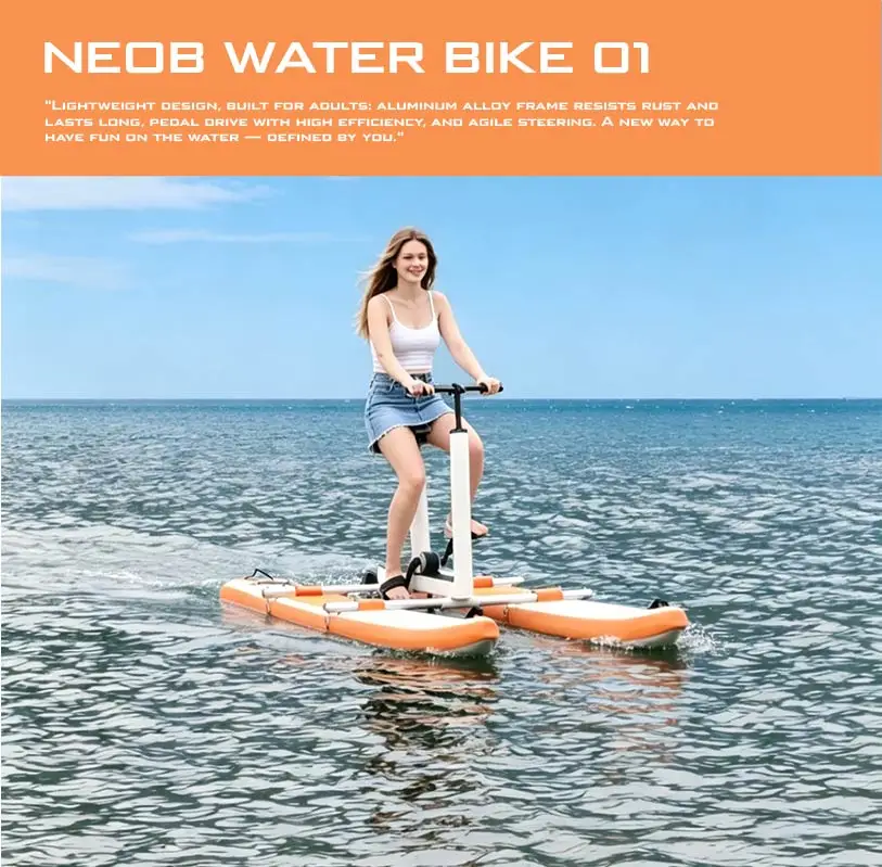 Commercial Water Bike For Sale, Inflatable Pedal Boat For Lake / Beach / Resort, 1 Seater Water Bicycle
Commercial Water Bike For Sale, Inflatable Pedal Boat For Lake / Beach / Resort, 1 Seater Water Bicycle