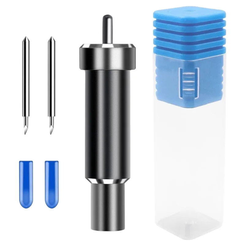 F9 Bonded Fabric Blade Set Sharply 60 Degree Fabric Fine Point Cutting Blade with Sturdy Housing for Cricut Maker Explore
F9 Bonded Fabric Blade Set Sharply 60 Degree Fabric Fine Point Cutting Blade with Sturdy Housing for Cricut Maker Explore
