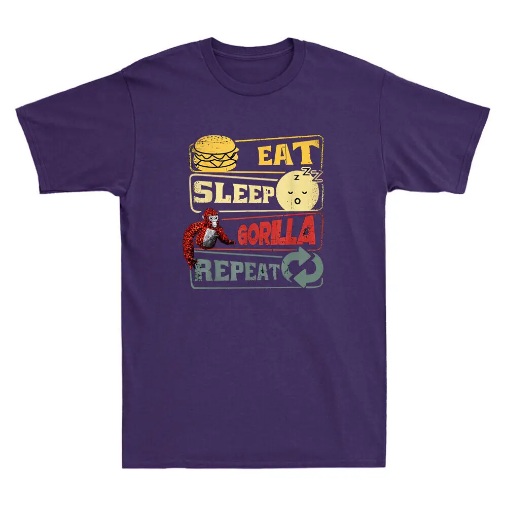 Украшения для гориллы Eat Sleep повторная забавная игра подарок для геймера винтажная Мужская футболка мультяшный винтажный Роскошный большой размер
Украшения для гориллы Eat Sleep повторная забавная игра подарок для геймера винтажная Мужская футболка мультяшный винтажный Роскошный большой размер