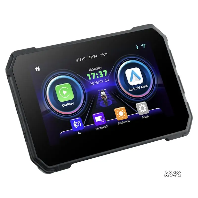 Wireless MTC-02A 5 Inch Carplay Moto Portable Digital Motorcycle Dashboard Navigation Display Screen For Android
Wireless MTC-02A 5 Inch Carplay Moto Portable Digital Motorcycle Dashboard Navigation Display Screen For Android