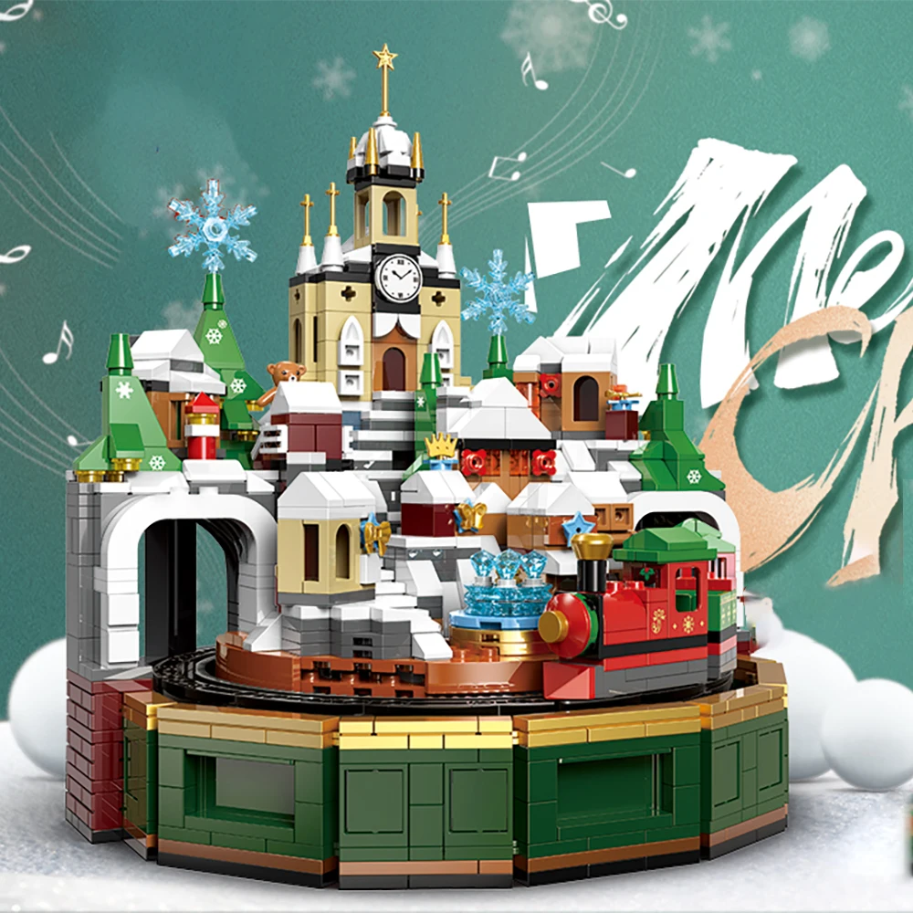 New 1248Pcs City Blocks Architecture Christmas Building Blocks Christmas Castle Music Box Tree Bricks Toys For Kids Gifts
New 1248Pcs City Blocks Architecture Christmas Building Blocks Christmas Castle Music Box Tree Bricks Toys For Kids Gifts