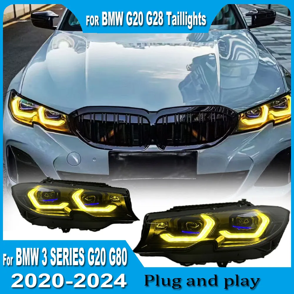 Car Headlamp for BMW G20 G28 Headlights 2019 2020 2021 2022 LED Yellow DRL Headlight M3 Laser HeadLamp 320i 325i Accessories
Car Headlamp for BMW G20 G28 Headlights 2019 2020 2021 2022 LED Yellow DRL Headlight M3 Laser HeadLamp 320i 325i Accessories