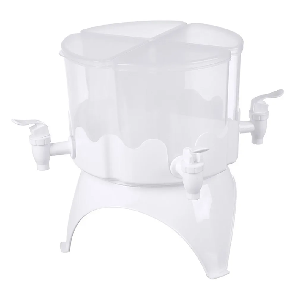 Durable 4L Beverage Dispenser 4 Compartment with Spigot Drink Dispenser Detachable Large Capacity Cold Kettle for Fridge
Durable 4L Beverage Dispenser 4 Compartment with Spigot Drink Dispenser Detachable Large Capacity Cold Kettle for Fridge