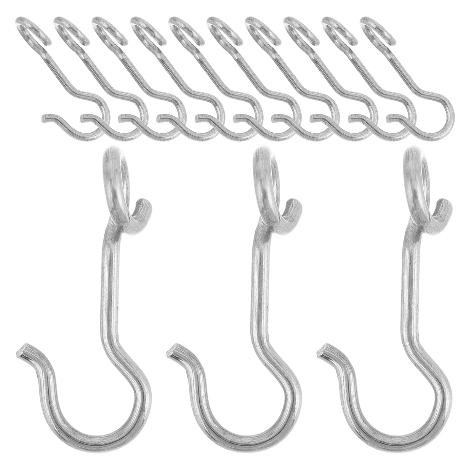 100pcs Stainless Steel Hooks S Hook for Car Kitchen Bathroom Garden Hanging Plant Flower Basket Wire Shelf Rack
100pcs Stainless Steel Hooks S Hook for Car Kitchen Bathroom Garden Hanging Plant Flower Basket Wire Shelf Rack