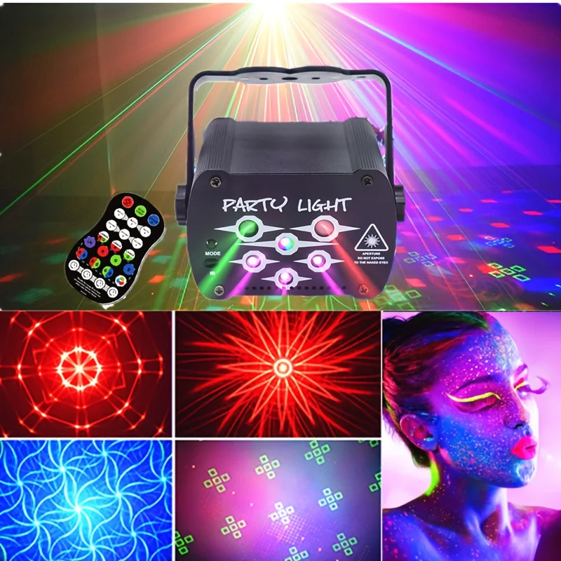 Party lights, DJ disco lights, LED stage strobe lights, projection equipment, sound activation and remote control ambient lights
Party lights, DJ disco lights, LED stage strobe lights, projection equipment, sound activation and remote control ambient lights