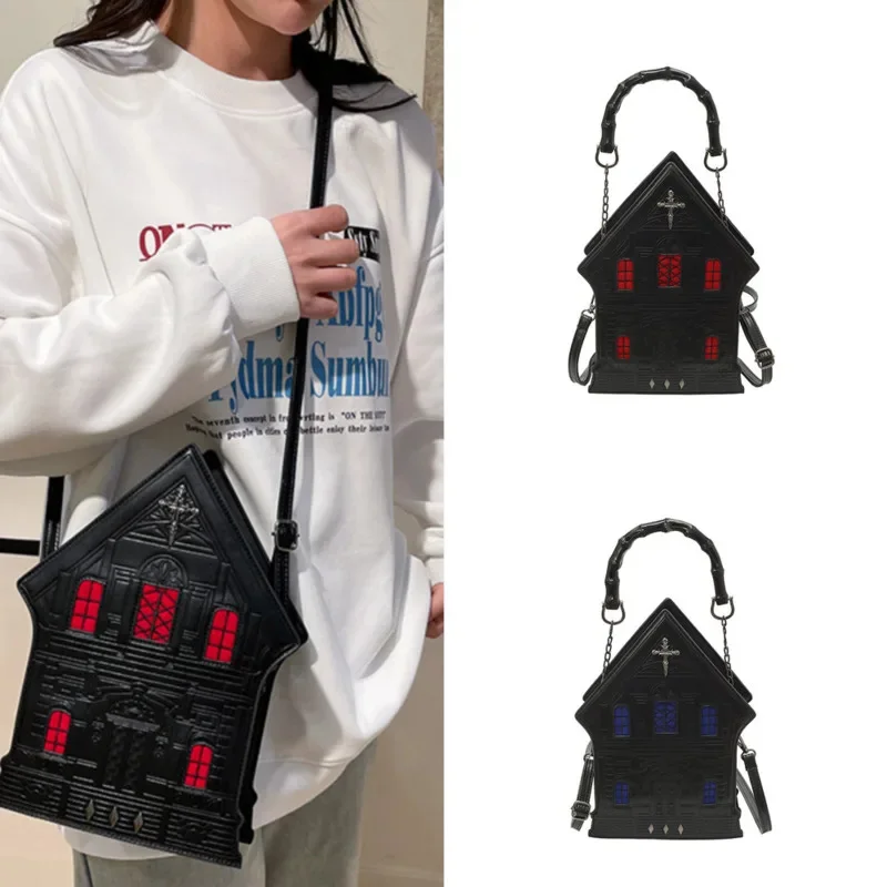 Y2K Punk Dark PU Bags Women Men Black Creative Medieval Ru Japan JK Castle Hip Hop Shoulder Bag Retro Crossbody Backpacks New
Y2K Punk Dark PU Bags Women Men Black Creative Medieval Ru Japan JK Castle Hip Hop Shoulder Bag Retro Crossbody Backpacks New