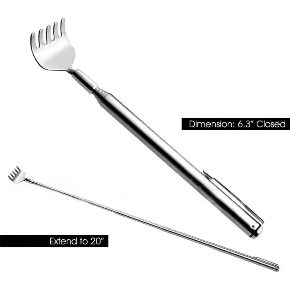 Retractable Back Scratcher Up To 19.69inch Pen Clip Itch Scratcher Pocket Portable Itch Massage Tool Itch Scratching
Retractable Back Scratcher Up To 19.69inch Pen Clip Itch Scratcher Pocket Portable Itch Massage Tool Itch Scratching