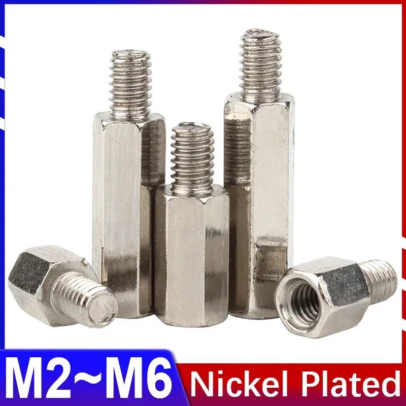 Nickel-plated Single-head Hexagonal Iron Column Isolation Support Bracket Stud M2M2.5M3M4M5M6 PBC Motherboard Chassis Connection
Nickel-plated Single-head Hexagonal Iron Column Isolation Support Bracket Stud M2M2.5M3M4M5M6 PBC Motherboard Chassis Connection