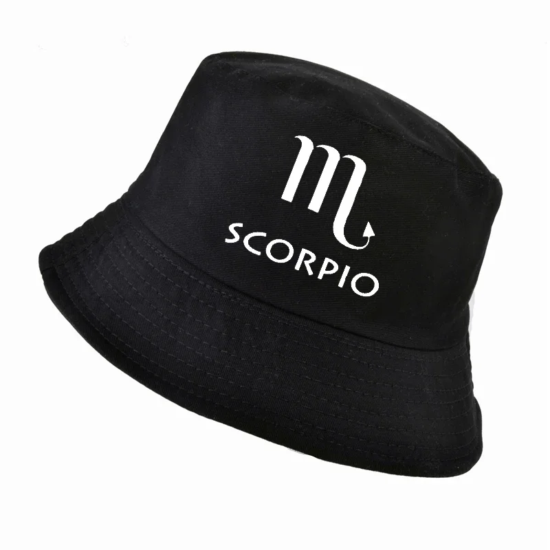 SCORPIO cap Summer Casual constellation bucket hat Men women pop fisherman caps harajuku panama hats gorro
SCORPIO cap Summer Casual constellation bucket hat Men women pop fisherman caps harajuku panama hats gorro