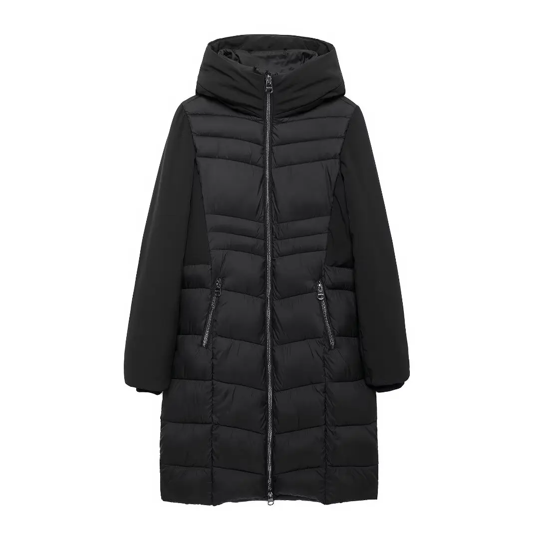 Women's winter new fashion zipper pocket decoration loose long style cotton coat retro hooded long sleeved women's coat chic top
Women's winter new fashion zipper pocket decoration loose long style cotton coat retro hooded long sleeved women's coat chic top