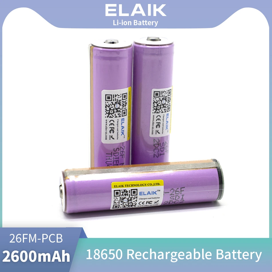 Новый оригинальный защищенный аккумулятор 18650 2600 мАч ICR18650-26F M Li lon перезаряжаемый с печатной платой
Новый оригинальный защищенный аккумулятор 18650 2600 мАч ICR18650-26F M Li lon перезаряжаемый с печатной платой