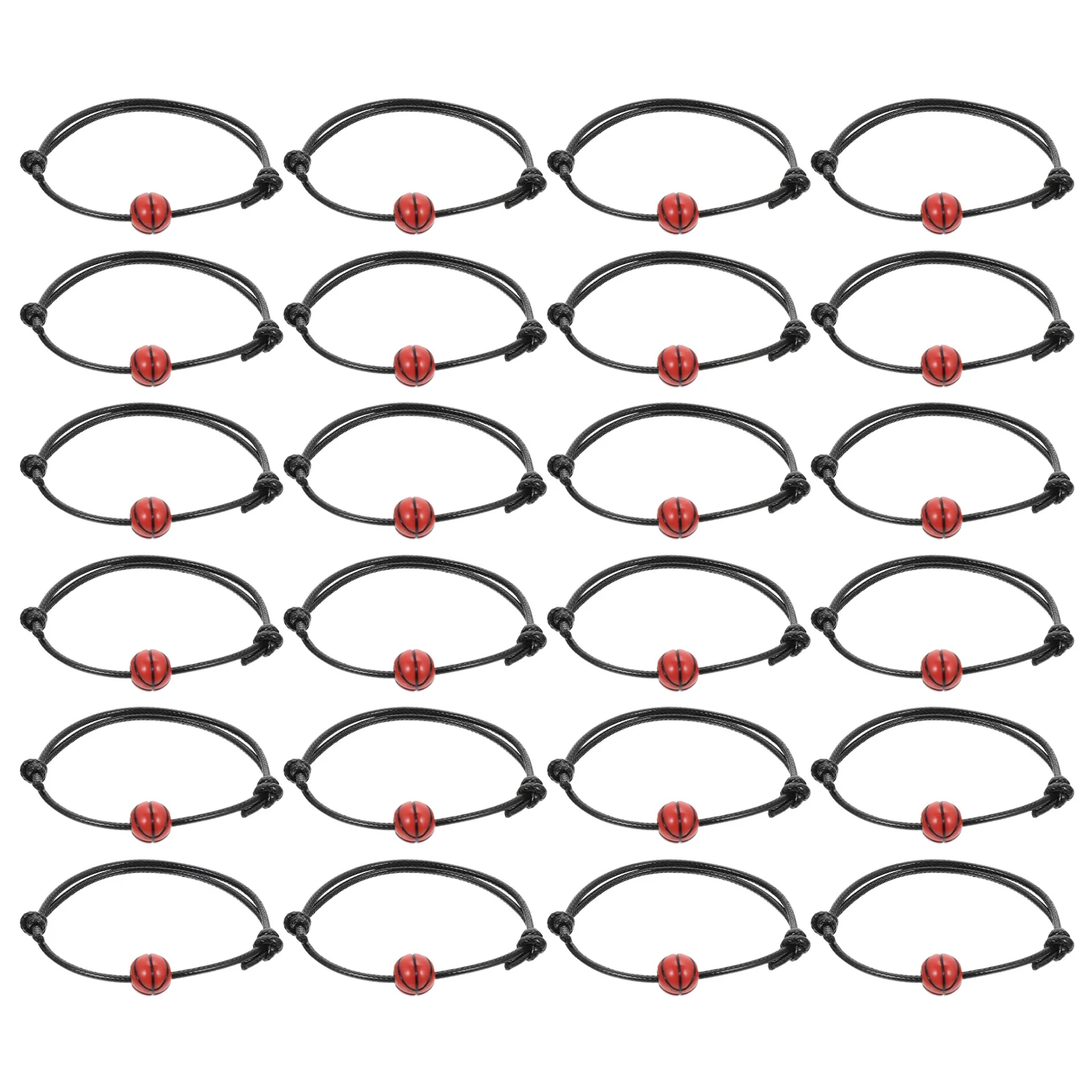 24 Pcs Basketball Beaded Bracelet Boy Bracelets Sports Toddler Adjustable Wrist Decoration Black Charm Themed Child
24 Pcs Basketball Beaded Bracelet Boy Bracelets Sports Toddler Adjustable Wrist Decoration Black Charm Themed Child