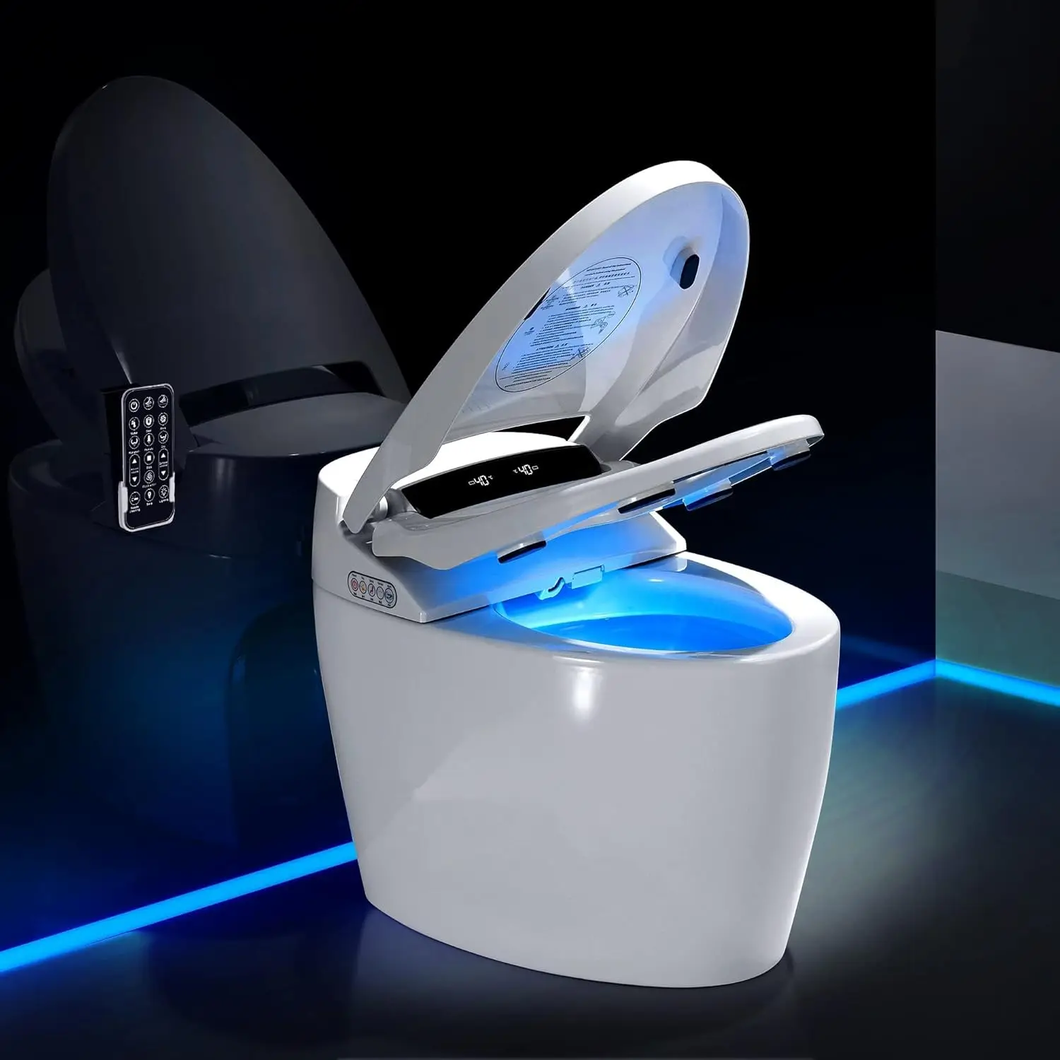 Smart Toilet, One Piece Bidet Toilet for Bathrooms, Toilets with Warm Water Sprayer & Dryer, Foot Sensor Operation,, Customized
Smart Toilet, One Piece Bidet Toilet for Bathrooms, Toilets with Warm Water Sprayer & Dryer, Foot Sensor Operation,, Customized
