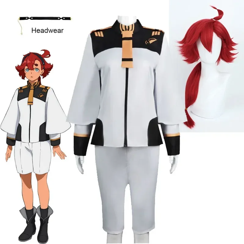 Cosxie аниме Suletta Mercury косплей костюм мобильный костюм Gundam: ведьма из ртутного парика головной убор женская униформа водителя костюм
Cosxie аниме Suletta Mercury косплей костюм мобильный костюм Gundam: ведьма из ртутного парика головной убор женская униформа водителя костюм