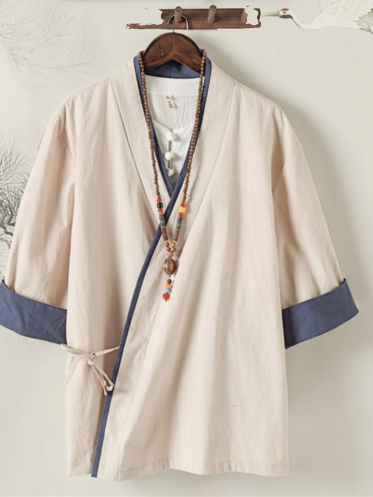 Traditional Chinese Style Summer Cotton Linen Men's Hanfu Loose Taoist Robe Ancient Kong Fu Costume Wu Tang Suits CN-299
Traditional Chinese Style Summer Cotton Linen Men's Hanfu Loose Taoist Robe Ancient Kong Fu Costume Wu Tang Suits CN-299