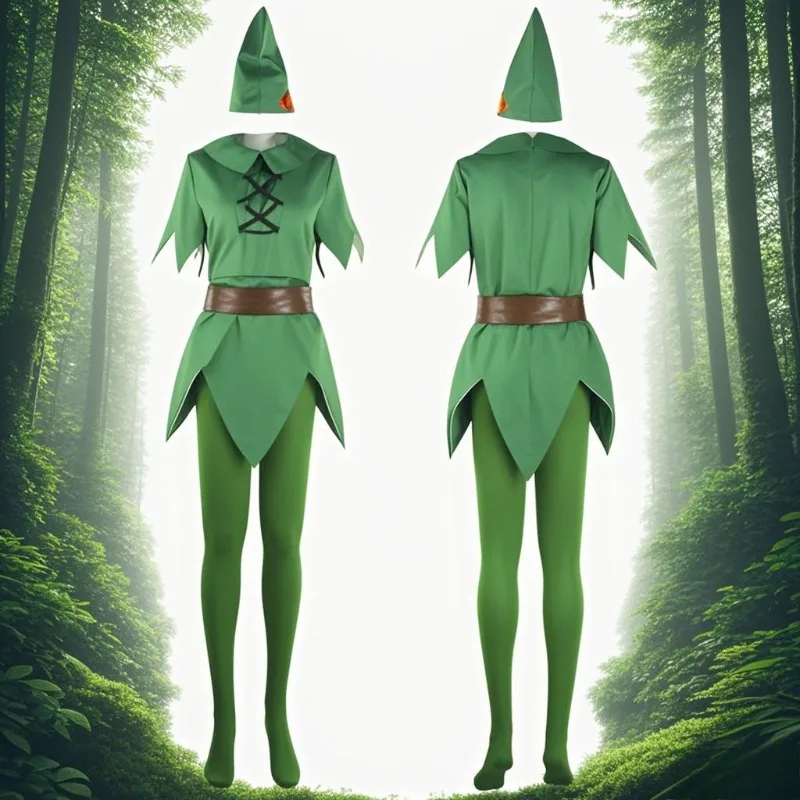 Children's Day Green Fairy Elf Costume Tree Cosplay Top Pants Hat Belt Set Plants Unisex Stage Performance Outfits Theme Party
Children's Day Green Fairy Elf Costume Tree Cosplay Top Pants Hat Belt Set Plants Unisex Stage Performance Outfits Theme Party