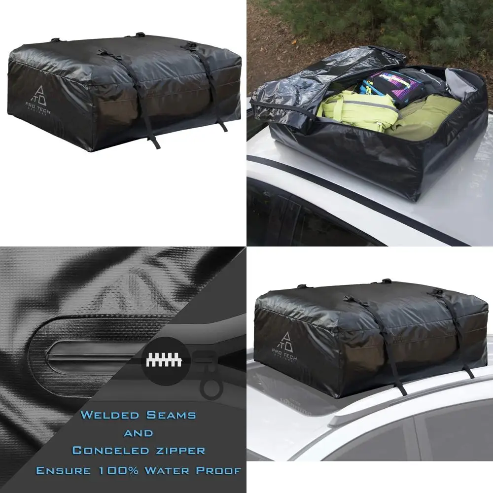 10ft³ Waterproof Rooftop Cargo Box for Vehicles, Mounts Easily with or without Rack
10ft³ Waterproof Rooftop Cargo Box for Vehicles, Mounts Easily with or without Rack