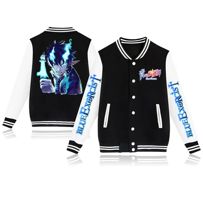 Blue Exorcist Baseball Uniform Fleece Jacket Women's Men's Street Hip Hop Sweatshirt
Blue Exorcist Baseball Uniform Fleece Jacket Women's Men's Street Hip Hop Sweatshirt