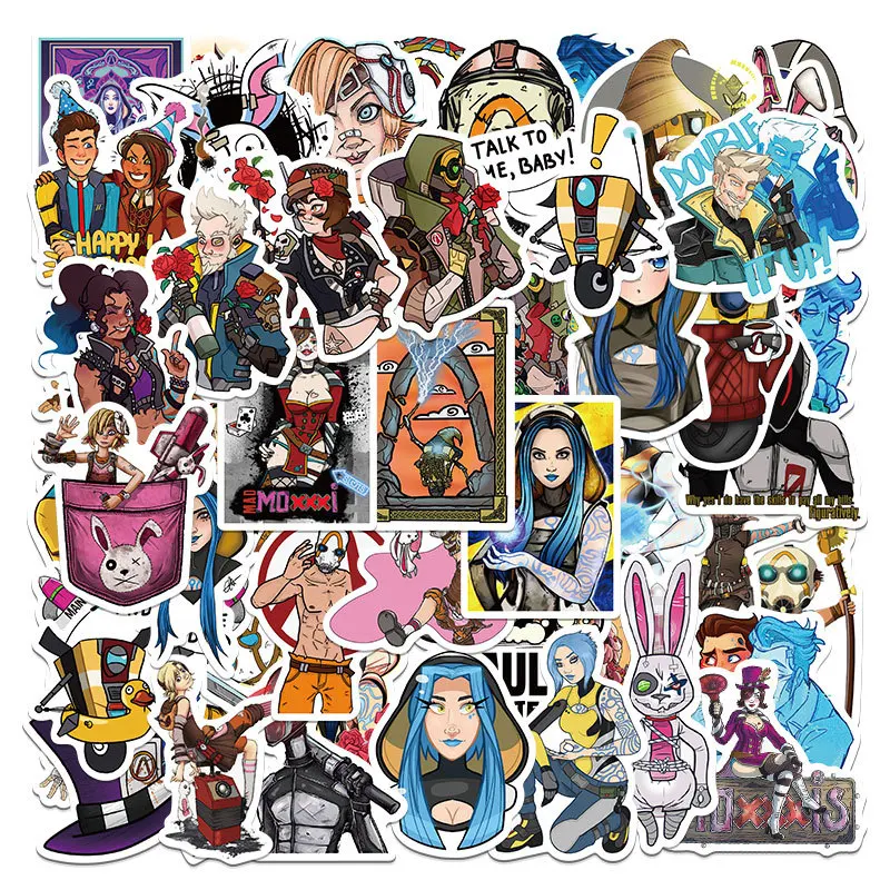 10/50PCS Game Borderlands Stickers Cartoon Cool Graffiti Decoration Water Cup Laptop Luggage Guitar Waterproof Decal Kids Toys
10/50PCS Game Borderlands Stickers Cartoon Cool Graffiti Decoration Water Cup Laptop Luggage Guitar Waterproof Decal Kids Toys