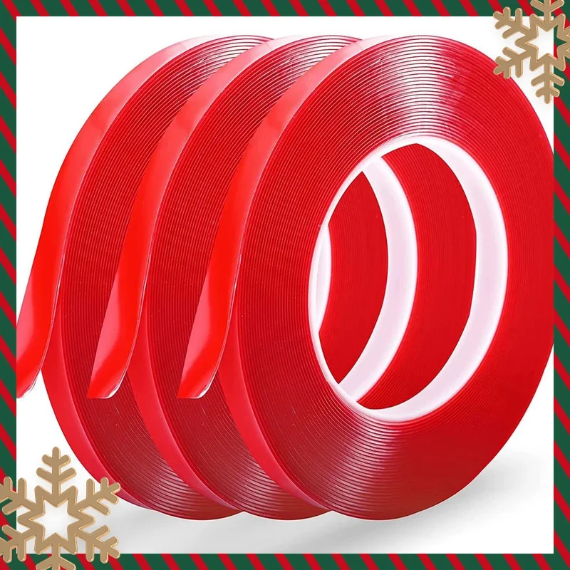 10M Double Sided Adhesive Tape Transparent Acrylic Waterproof Strong Mounting Tape Strip No Trace 5MM-35MM Width for Wall Decor
10M Double Sided Adhesive Tape Transparent Acrylic Waterproof Strong Mounting Tape Strip No Trace 5MM-35MM Width for Wall Decor