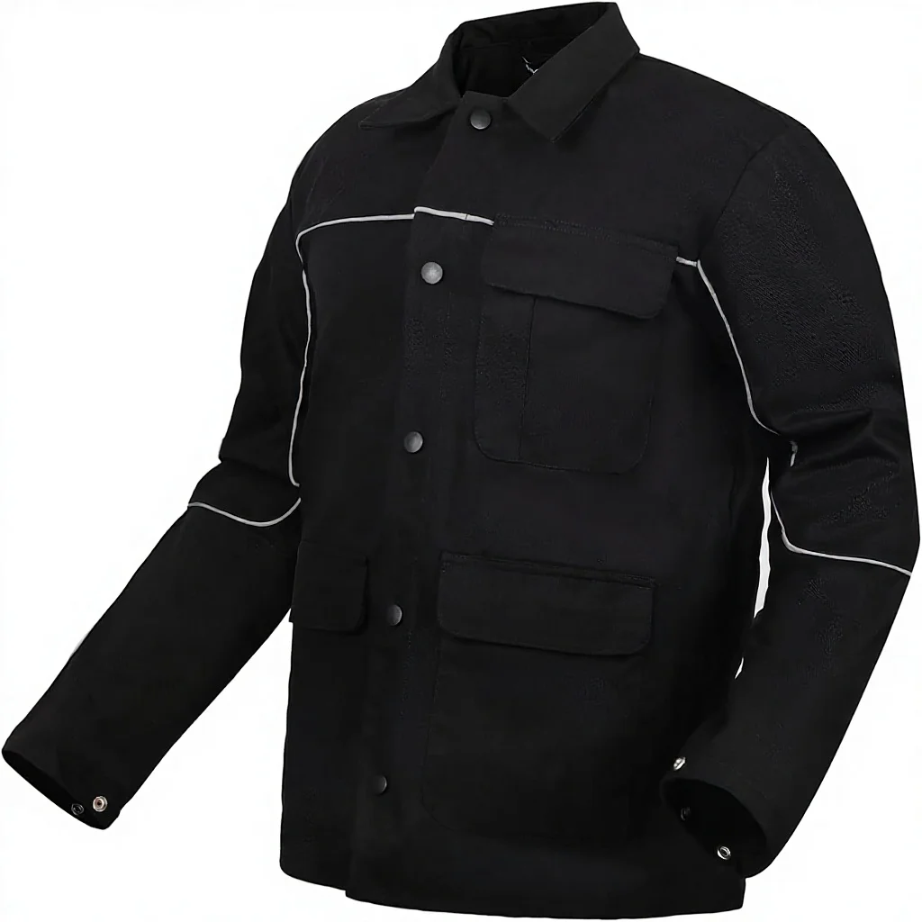 ARCCAPTAIN Welding Jacket XL Size 11oz Flame Resistant (FR) Cotton Hand Wash Only for Men and Women
ARCCAPTAIN Welding Jacket XL Size 11oz Flame Resistant (FR) Cotton Hand Wash Only for Men and Women