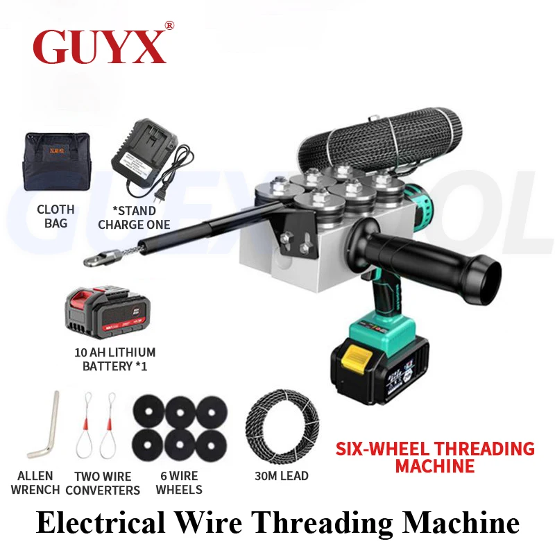 Threading Device Automatic Electric Puller Through Wall Lithium Battery Threader Cable Threading Machine Wire Line Guide Puller
Threading Device Automatic Electric Puller Through Wall Lithium Battery Threader Cable Threading Machine Wire Line Guide Puller