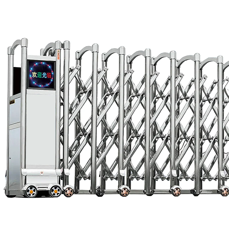 Factory Direct Sale Stainless Steel Electric Retractable Door Outdoor Automatic Collapsible Sliding Gate
Factory Direct Sale Stainless Steel Electric Retractable Door Outdoor Automatic Collapsible Sliding Gate